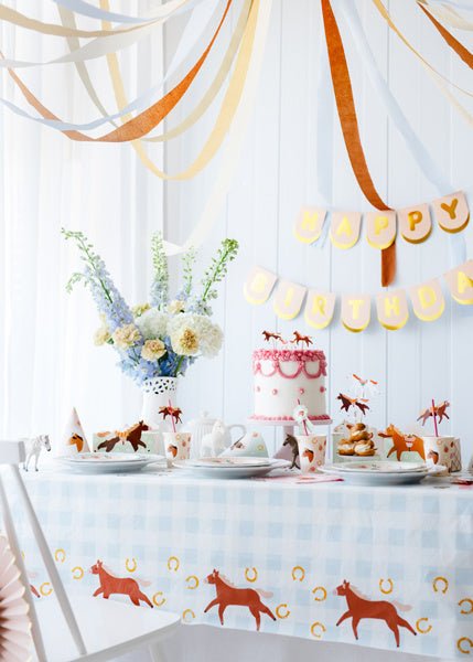 Paard Tafelkleed 1,8m van Partydeco koop je bij Partywinkel