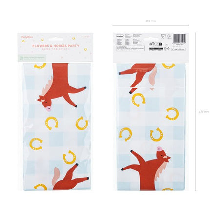 Paard Tafelkleed 1,8m van Partydeco koop je bij Partywinkel