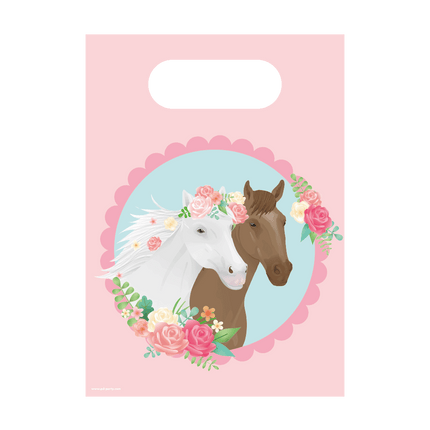Paard Uitdeelzakjes 6st van Paper Dreams koop je bij Partywinkel