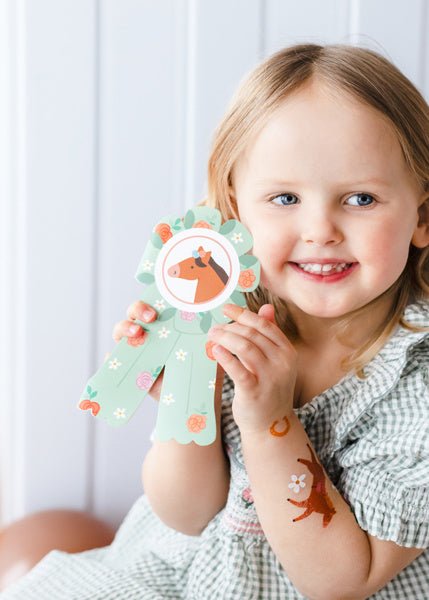 Paard Uitnodigingen 19,5cm 6st van Partydeco koop je bij Partywinkel