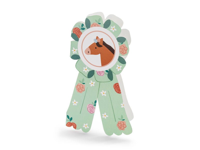 Paard Uitnodigingen 19,5cm 6st van Partydeco koop je bij Partywinkel