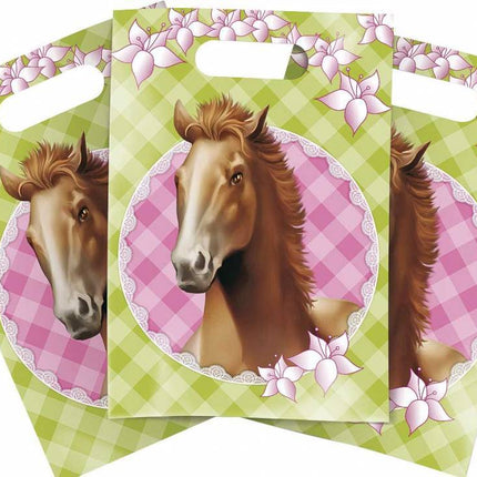 Paarden Uitdeelzakjes Party 6st van Haza Witbaard koop je bij Partywinkel
