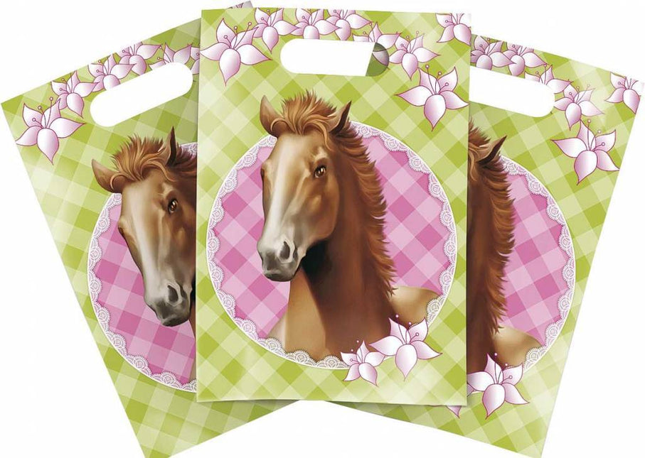 Paarden Uitdeelzakjes Party 6st van Haza Witbaard koop je bij Partywinkel
