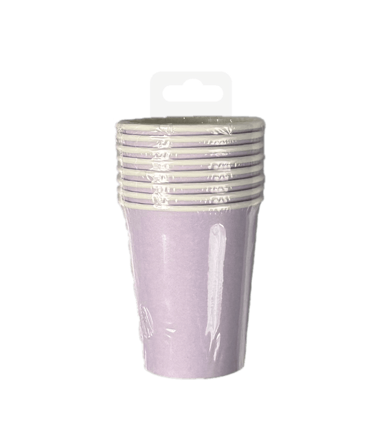 Paars Bekers 7cm 8st van Paper Dreams koop je bij Partywinkel