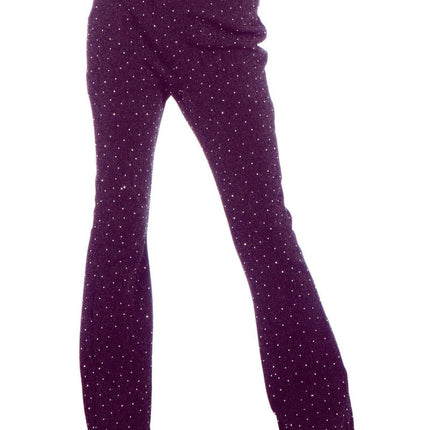 Paars Broek Meisje Glitter Flared van Wilbers & Wilbers koop je bij Partywinkel