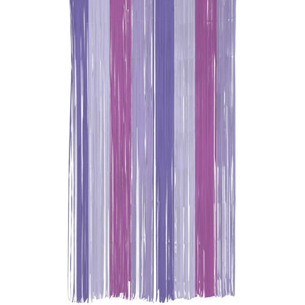 Paars Deurgordijn Gestreept 2m van Folat koop je bij Partywinkel