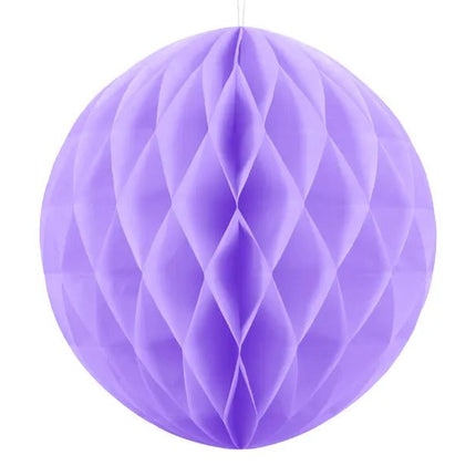 Paars Honeycomb 40cm van Partydeco koop je bij Partywinkel