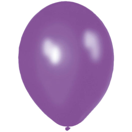 Paarse ballonnen 30cm 10 stuks van Folat koop je bij Partywinkel