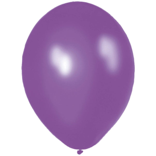 Paarse ballonnen 30cm 10 stuks van Folat koop je bij Partywinkel