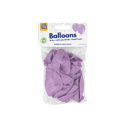 Paarse Ballonnen Pastel 30cm 10st van Paper Dreams koop je bij Partywinkel