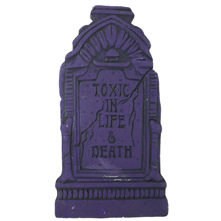 Paarse Grafsteen Toxic 43cm van Fiestas Guirca koop je bij Partywinkel