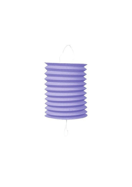 Paarse Lampion 16cm van WeFiesta koop je bij Partywinkel