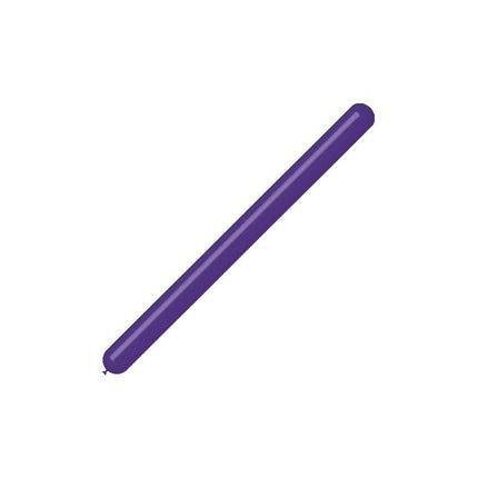 Paarse Modelleerballonnen 7,5cm 150cm 100st van Balloonia koop je bij Partywinkel