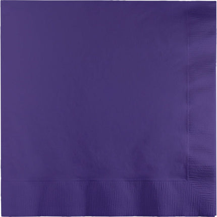 Paarse Servetten 3 - Laags 41cm 25st van Creative Converting koop je bij Partywinkel
