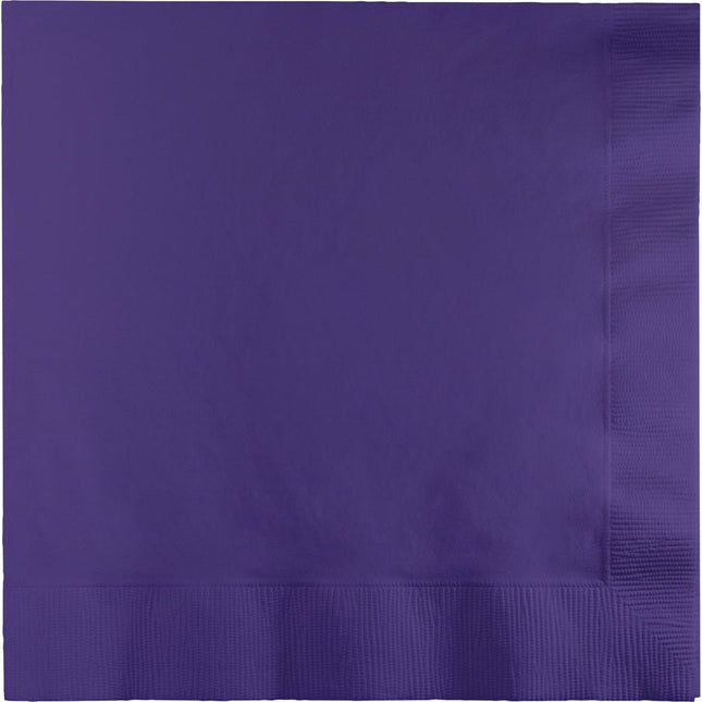 Paarse Servetten 3 - Laags 41cm 25st van Creative Converting koop je bij Partywinkel