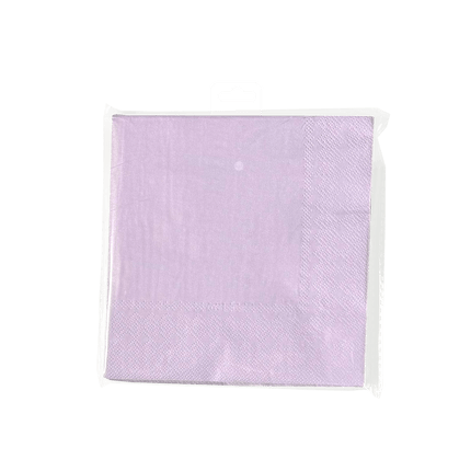 Paarse Servetten Pastel 16,5cm 8st van Paper Dreams koop je bij Partywinkel
