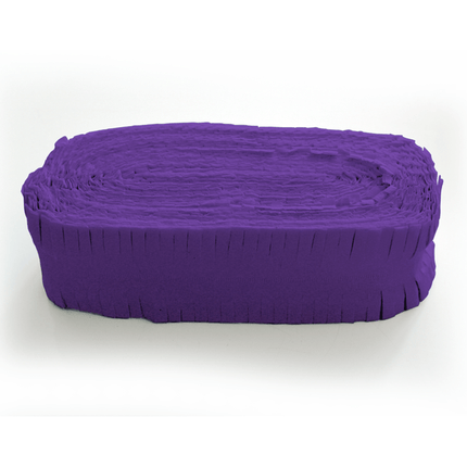 Paarse Slingers Crepe 24m van WeFiesta koop je bij Partywinkel