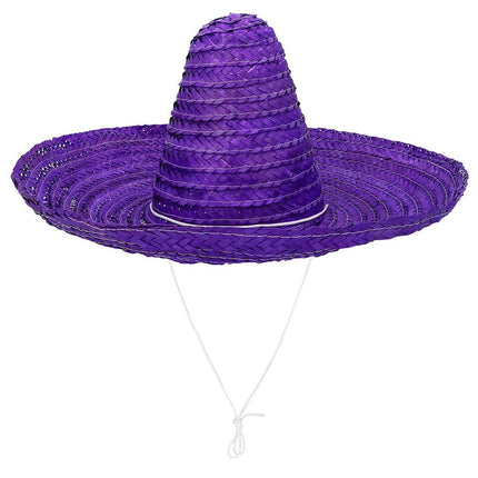 Paarse Sombrero 49cm van Boland koop je bij Partywinkel