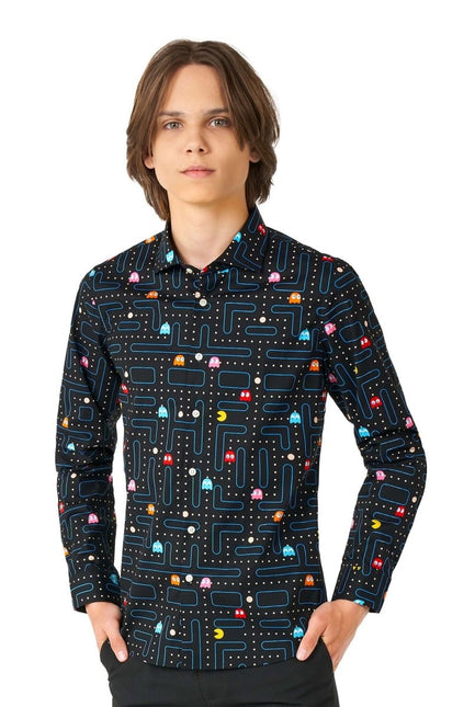 PAC - MAN Overhemd Jongen Tiener OppoSuits van OppoSuits koop je bij Partywinkel