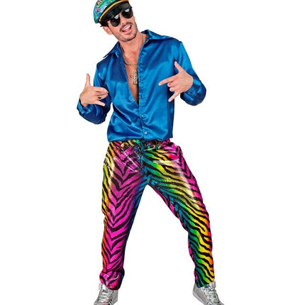 PAILLETTEN BROEK REGENBOOG TIJGER Volwassen van Widmann koop je bij Partywinkel