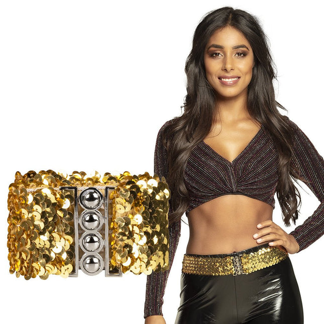 Pailletten Riem Goud 1,1m van Boland koop je bij Partywinkel
