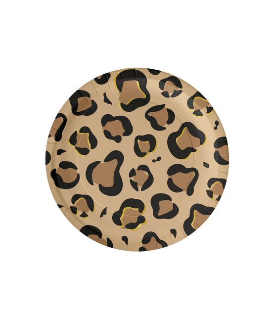 Panter Borden 23cm 8st van Paper Dreams koop je bij Partywinkel
