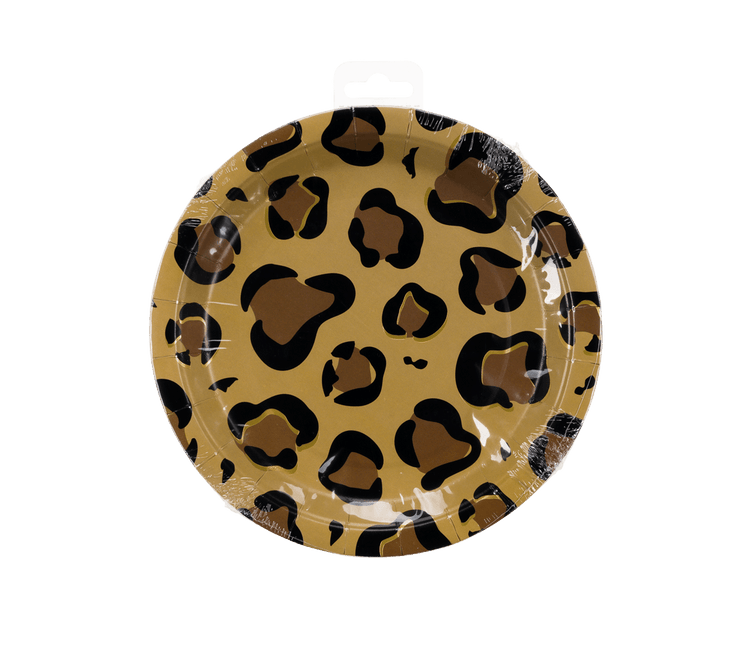 Panter Borden 23cm 8st van Paper Dreams koop je bij Partywinkel