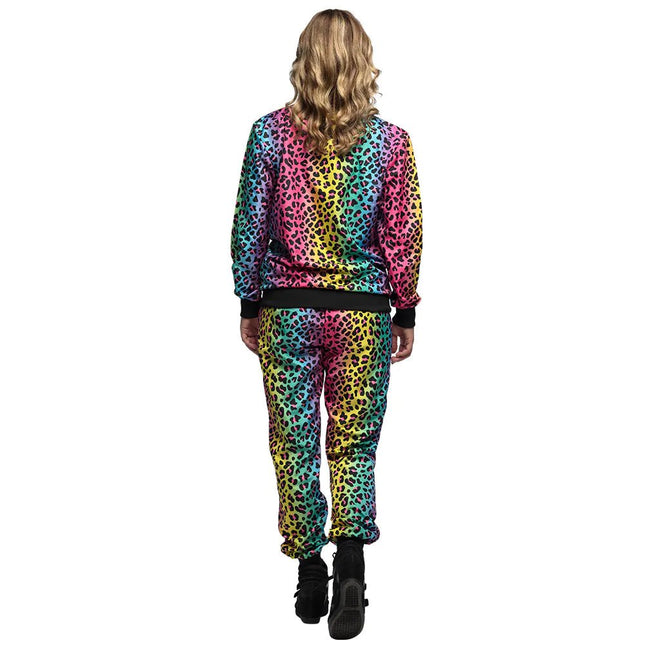 Panter Trainingspak Fout Dames Gekleurd van Boland koop je bij Partywinkel