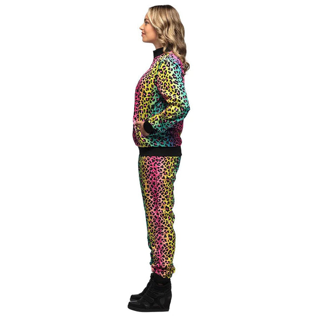Panter Trainingspak Fout Dames Gekleurd van Boland koop je bij Partywinkel