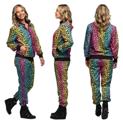 Panter Trainingspak Fout Dames Gekleurd van Boland koop je bij Partywinkel