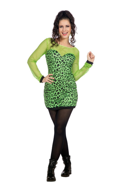 Panterprint Jurkje Groen van Wilbers & Wilbers koop je bij Partywinkel