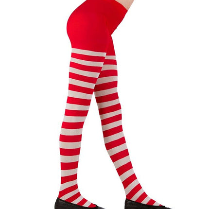 PANTY ROOD/WIT GESTREEPT van Widmann koop je bij Partywinkel