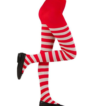 PANTY ROOD/WIT GESTREEPT van Widmann koop je bij Partywinkel