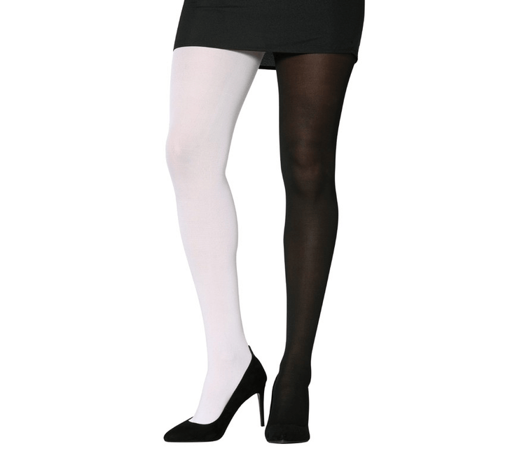 Panty Zwart Wit 70cm van Fiestas Guirca koop je bij Partywinkel