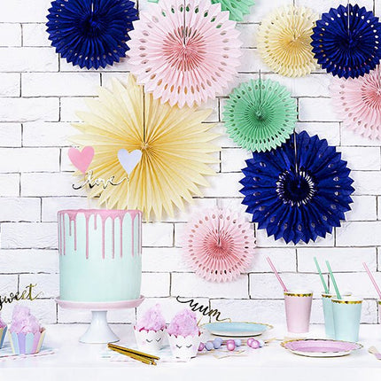 Papieren Rietjes Lichtroze 19,5cm 10st van Partydeco koop je bij Partywinkel