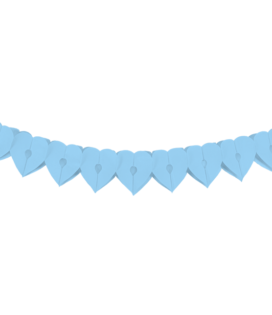 Papieren Slinger Hartjes Blauw van Paper Dreams koop je bij Partywinkel