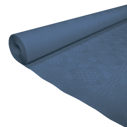 Papieren Tafelkleed Marineblauw 8m van WeFiesta koop je bij Partywinkel