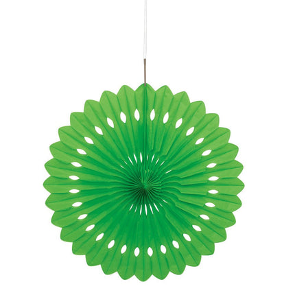 Papieren Waaier Lime Groen 40cm van Unique koop je bij Partywinkel