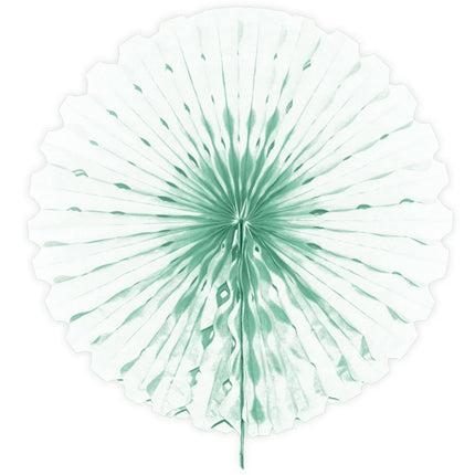 Papieren Waaier Mint Groen 45cm van Folat koop je bij Partywinkel