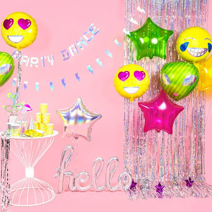 Parelmoer Feesthoedjes 16cm 6st van Partydeco koop je bij Partywinkel