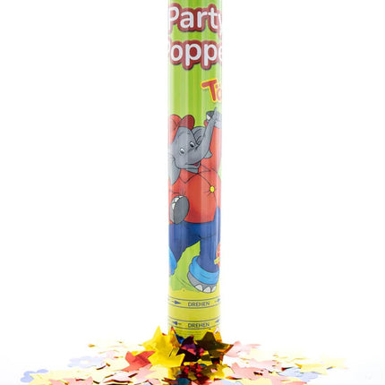 Benjamin Blümchen Confetti Cannon 40 cm