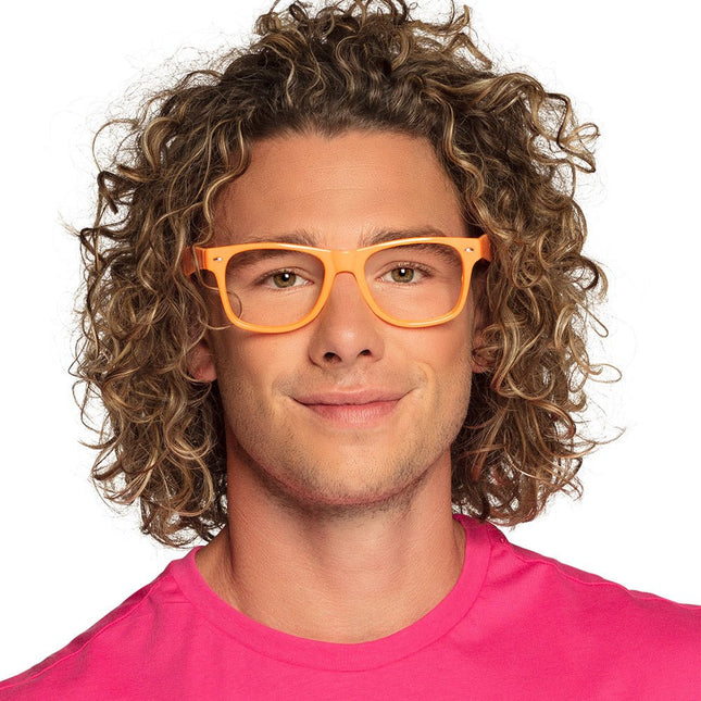 Partybril neonoranje van Boland koop je bij Partywinkel