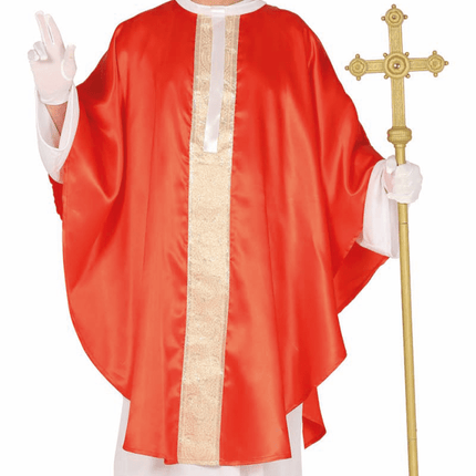 Paus Kostuum Rood L van Fiestas Guirca koop je bij Partywinkel