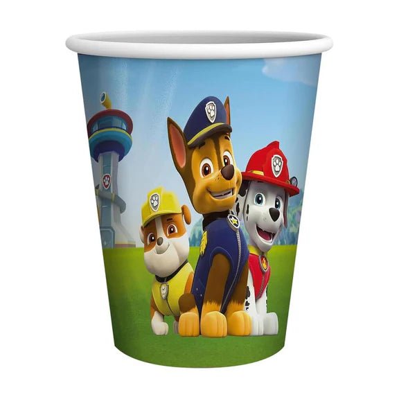 Paw Patrol Bekers Gekleurd 250ml 8st van VDV Benefit koop je bij Partywinkel