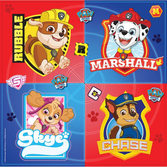 Paw Patrol Servetten 33cm 16st van Riethmueller koop je bij Partywinkel