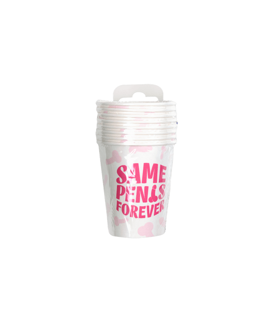 Penis Bekers Same Forever 8st van Paper Dreams koop je bij Partywinkel