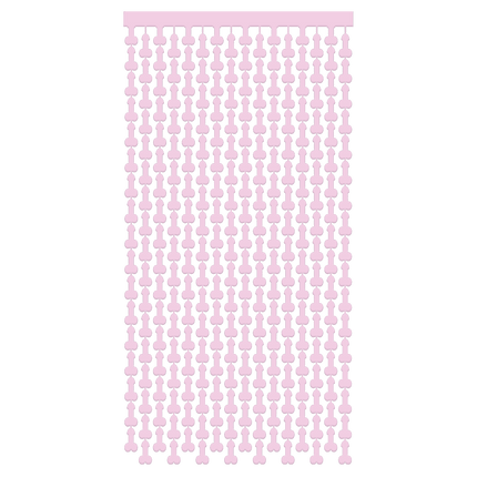 Penis Deurgordijn Roze 1m van Paper Dreams koop je bij Partywinkel