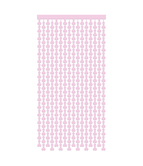 Penis Deurgordijn Roze 1m van Paper Dreams koop je bij Partywinkel