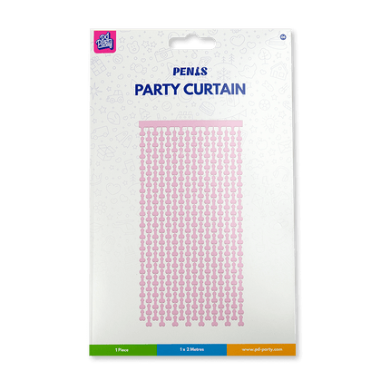 Penis Deurgordijn Roze 1m van Paper Dreams koop je bij Partywinkel