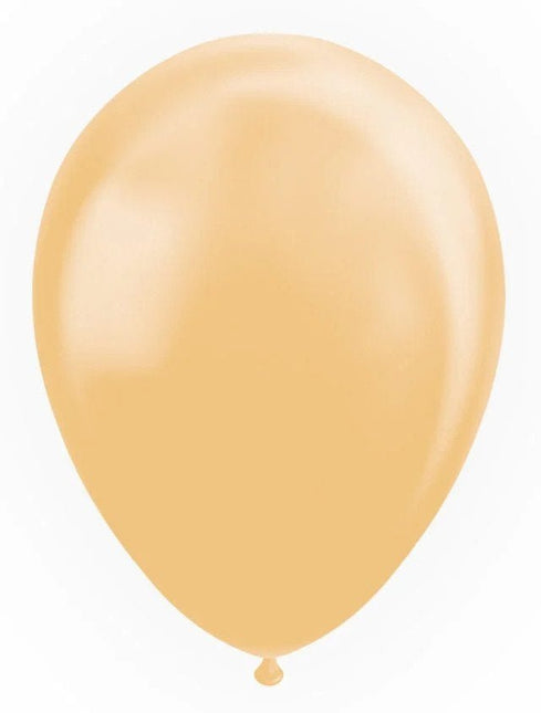 Perzikkleur Ballonnen Pastel Macaron 30cm 100st van WeFiesta koop je bij Partywinkel